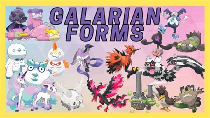 Every Galarian Form Pokémon Confirmed For Sword And Shield