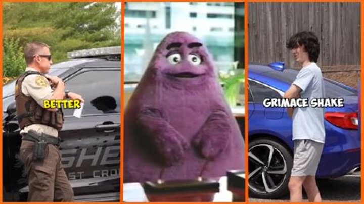‘How serious is this situation, scale of 1 to 10?’: McDonald’s trespassers in search of a Grimace Shake get detained by police