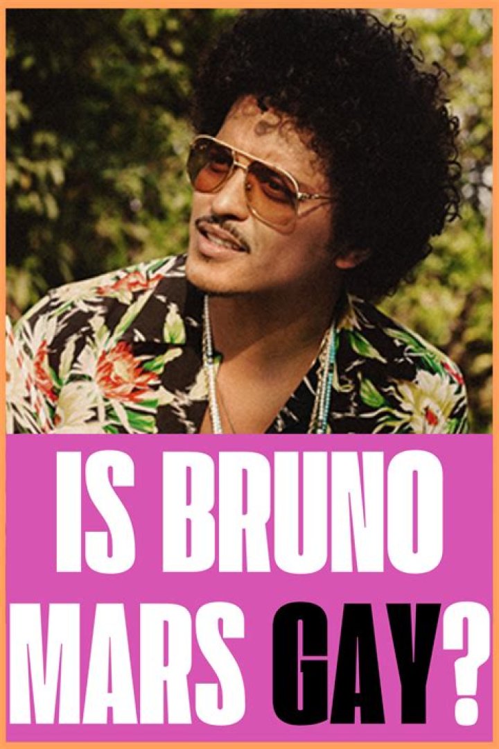 Is Bruno Mars gay?
