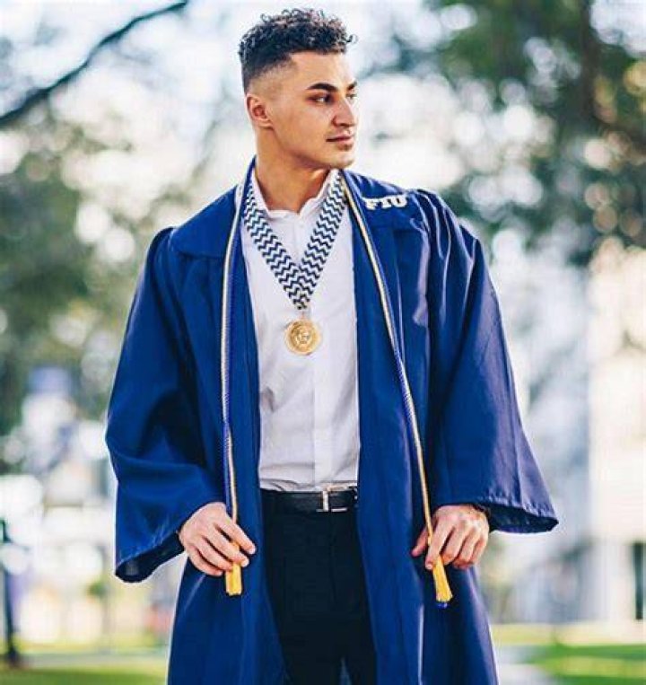 Joseph Abdin on his graduation day