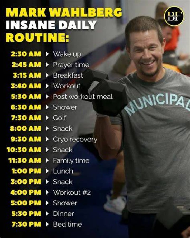 Mark Wahlberg Workout Routine