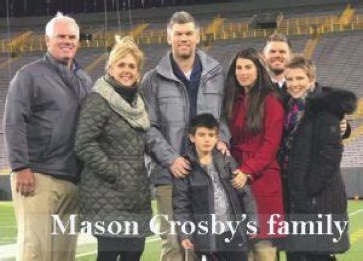 Mason Crosby family, wife, children, parents, siblings