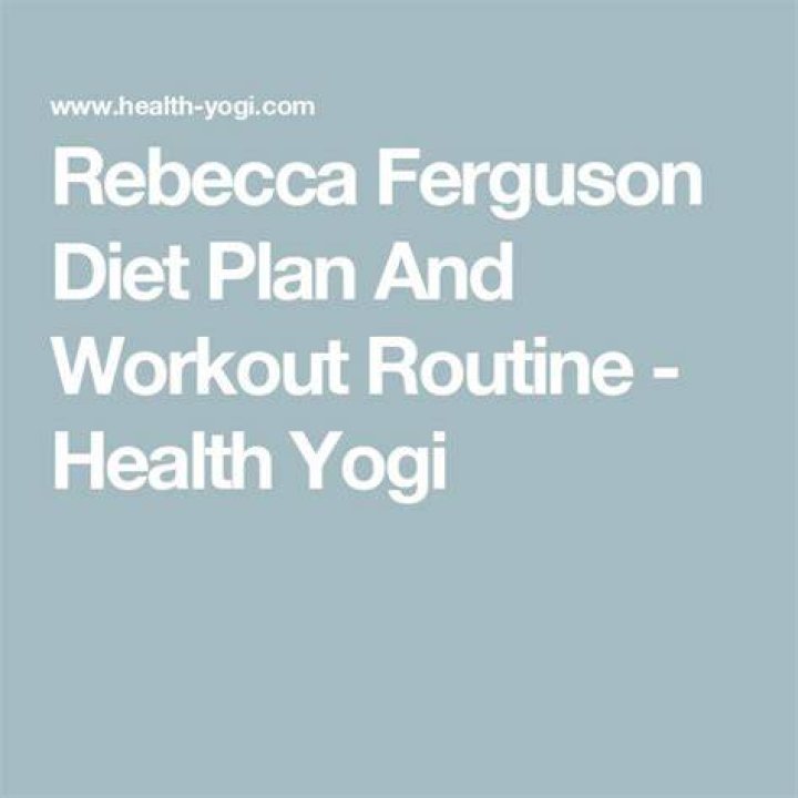 Rebecca Hall Workout Routine