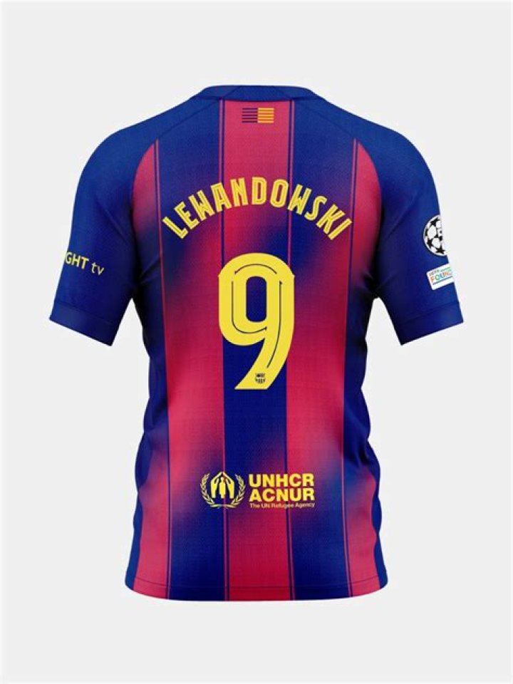 Robert Lewandowski jersey number at Barcelona