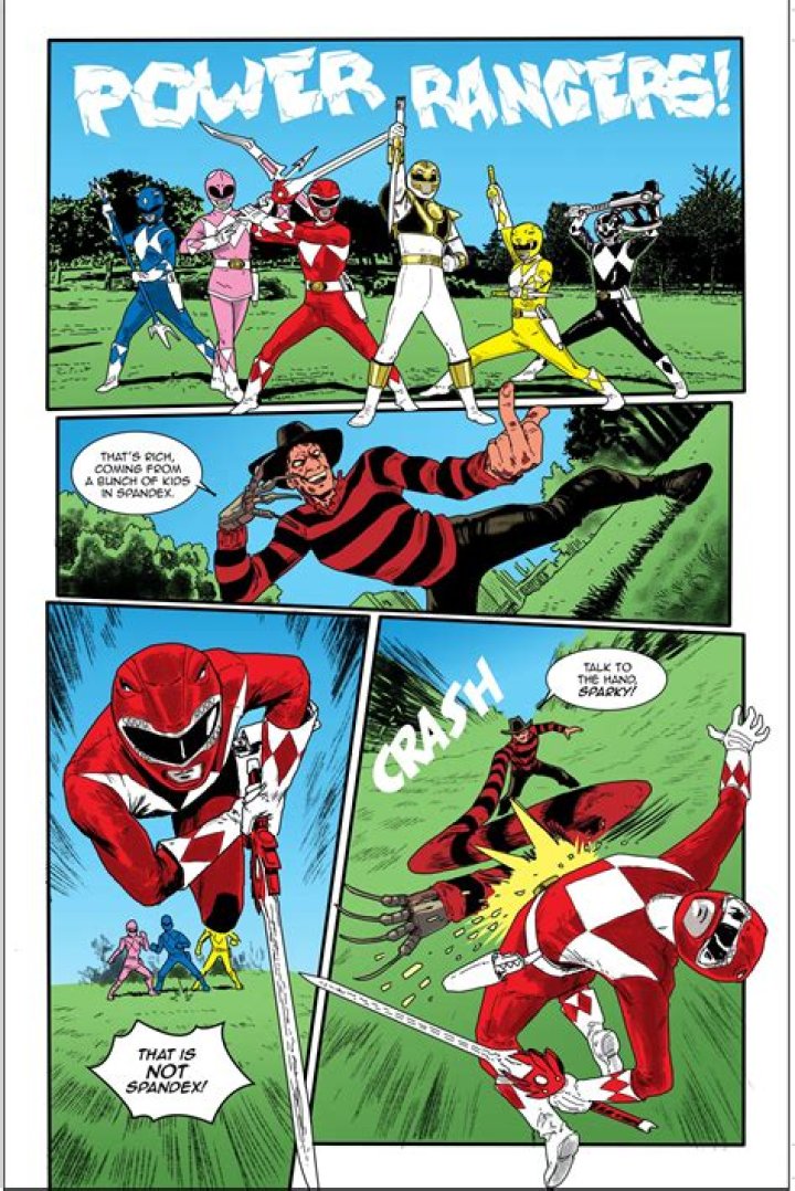 The Power Rangers Battle Freddy Krueger In Awesome Fan Comic